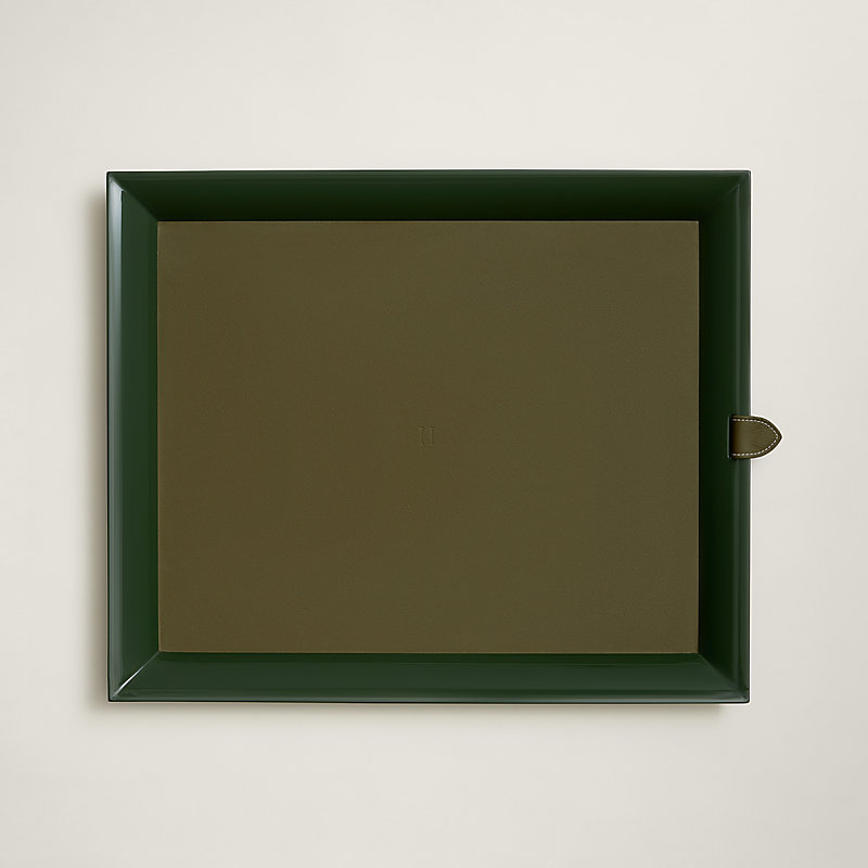 トレー 《アトリウム》 GM - グリーン | Hermès - エルメス-公式サイト